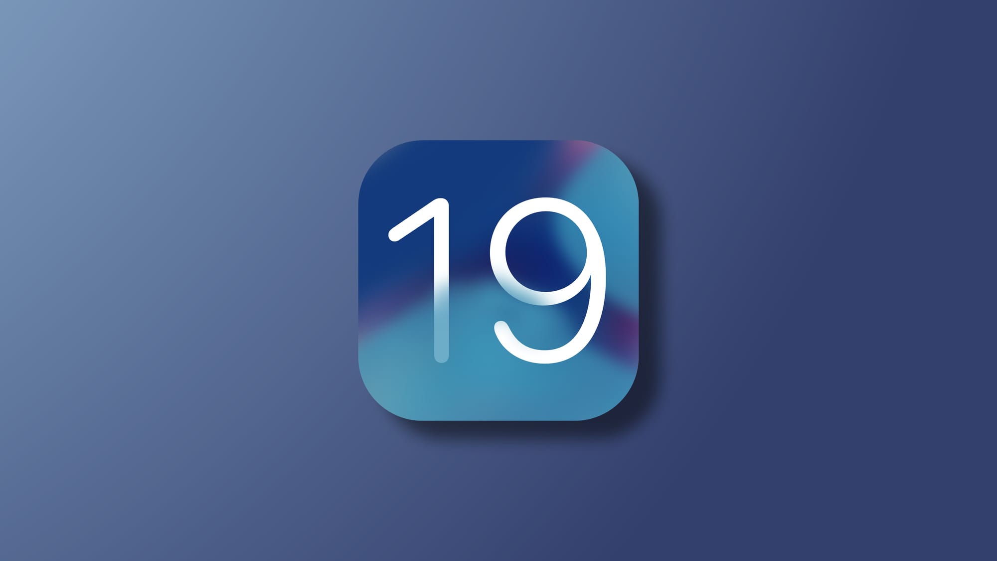 An icon for liOS 19 with a blue background