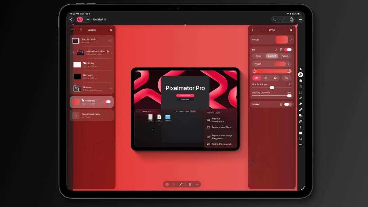 Pixelmator Pro on iPad Pro is a match made in heaven